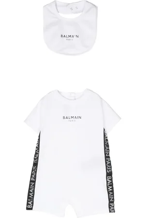 Balmain Logo-print cotton shorties set