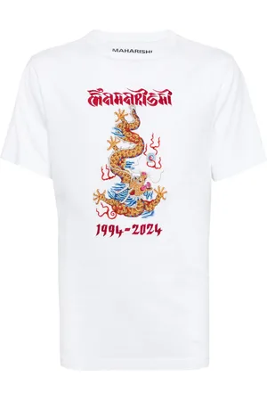 Maharishi Descending Dragon organic-cotton T-shirt
