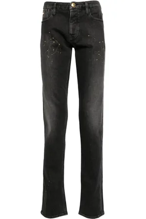 Emporio Armani Mid-rise straight-leg jeans