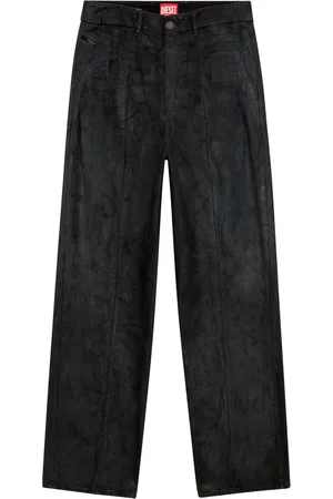 Diesel D-Chino-Work coated straight-leg jeans