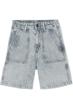 Zadig & Voltaire Logo-patch denim shorts
