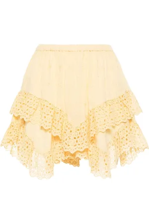Marant Etoile Sukira broderie-anglaise shorts
