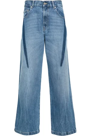 DION LEE Slouchy Darted wide-leg jeans