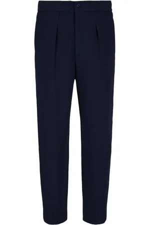 Giorgio Armani Corduroy tapered-leg trousers