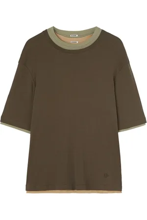 Jil Sander Layered cotton T-shirt