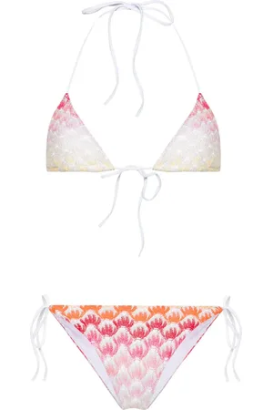 Missoni Gradient knitted-overlay bikini