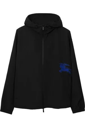 Burberry Equestrian Knight-appliqu?? hooded jacket