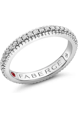 Faberge 18kt white gold Colours Of Love diamond eternity ring