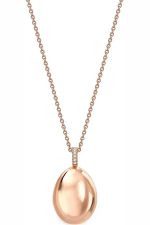 Faberge 18kt rose Essence diamond pendant