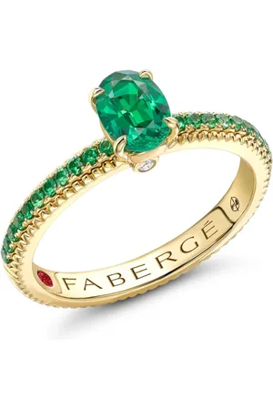 Faberge 18kt yellow Colours of Love multi-stone ring