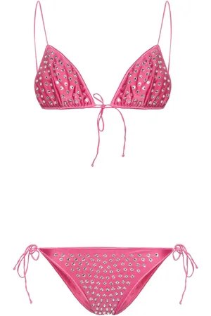 Oseree Gem crystal-embellished bikini