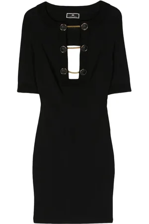Elisabetta Franchi Decorative-buttons minidress