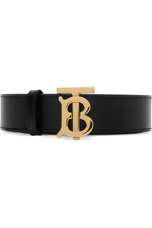 Burberry TB reversible leather belt