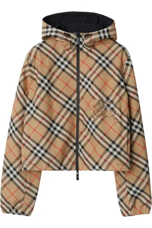Burberry Cropped reversible check jacket