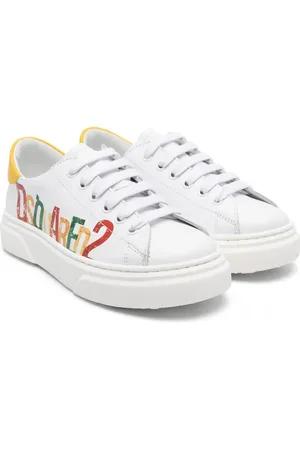 Dsquared2 Logo-print leather sneakers