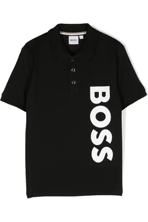 HUGO BOSS Logo-print cotton polo shirt