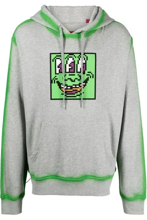MOSTLY HEARD RARELY SEEN Triple The Eyes graphic-print cotton hoodie