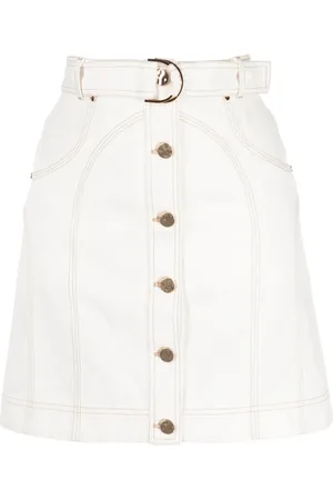 Acler Valleybrook denim mini skirt