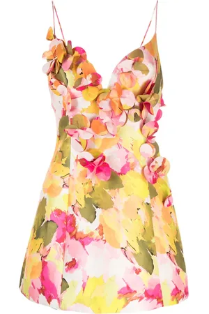 Acler Isla floral-appliqué minidress