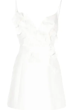 Acler Isla floral-appliqué minidress
