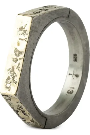 PARTS OF FOUR Sistema gold-plated ring