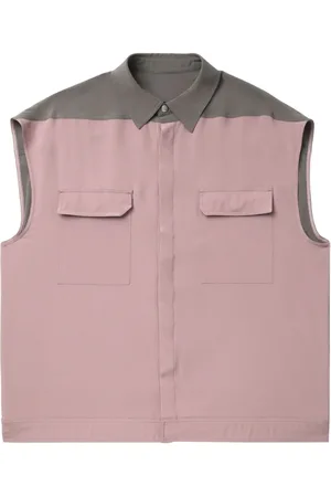 Rick Owens Sleeveless panelled shirt