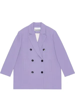 Ganni Double-breasted blazer