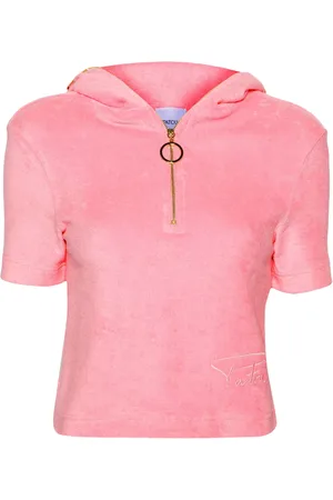 Patou Half-zip terrycloth polo shirt