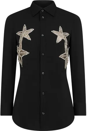 Dsquared2 Star-appliqué crystal-embellished shirt