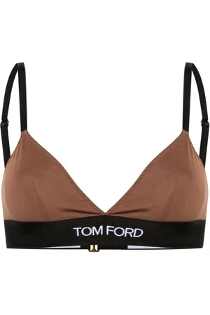 Blue Scoop Neck Bra by TOM FORD on Sale