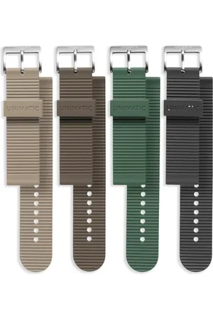 UNIMATIC Four-pack Woodland watch straps