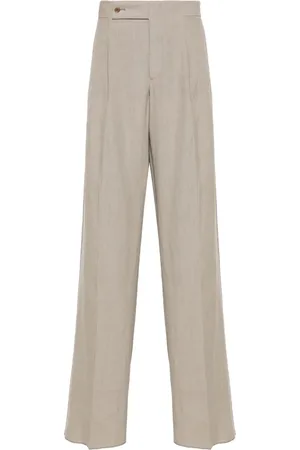 Giorgio Armani Linen straight-leg trousers