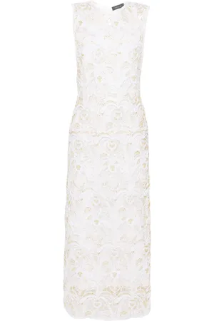 Fabiana Filippi X Benni Bosetto Fabula-macramé midi dress