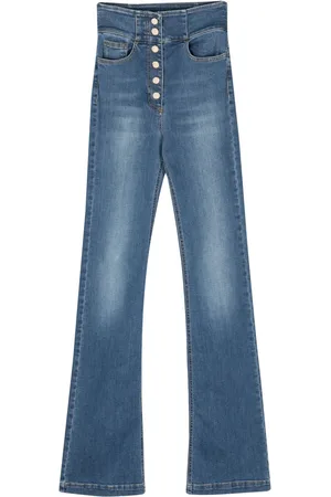 Elisabetta Franchi High-rise bootcut jeans