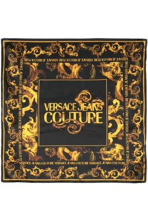 VERSACE Barocco-print silk scarf