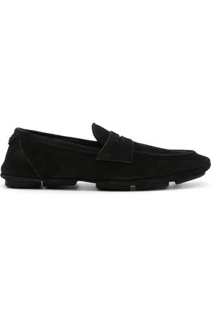 Dolce & Gabbana Logo-plaque suede loafers