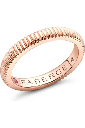 Faberge 18kt rose gold Colours of Love ruby ring