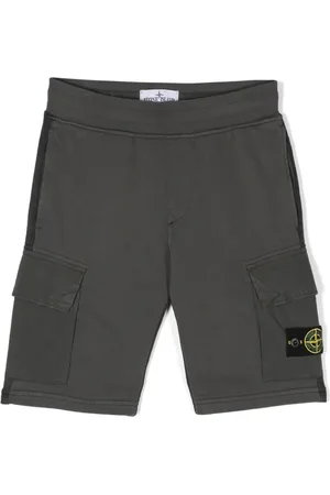 Stone Island Compass-badge cargo shorts