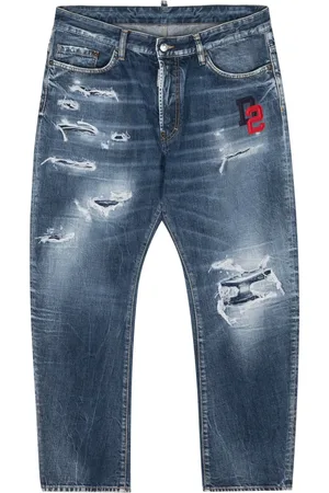 Dsquared2 Bro ripped cropped jeans