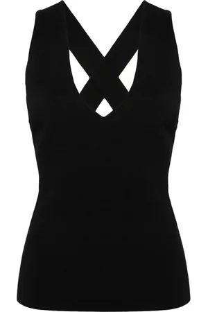 P.A.R.O.S.H. Crossover-straps ribbed top