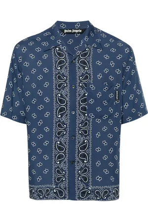 Palm Angels Paisley-print bowling shirt