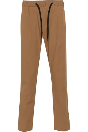 HERNO Dart-detailing straight-leg trousers