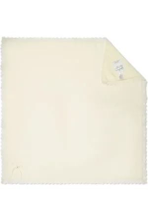 PAZ RODRIGUEZ Ribbon-detail cotton blanket