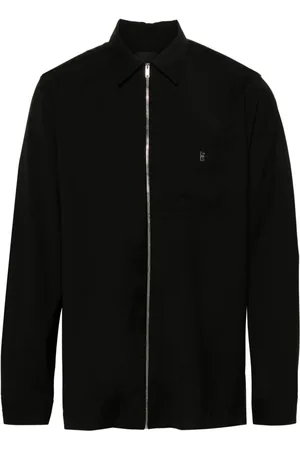 Givenchy 4G-plaque wool shirt