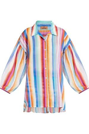 Missoni Zig zag-print cotton-blend shirt