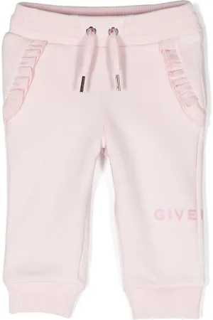 Givenchy Ruffled-detailed cotton track pants