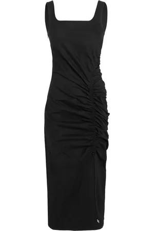 Karl Lagerfeld Gathered-detail midi dress
