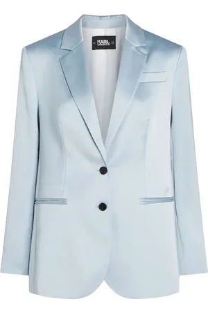 Karl Lagerfeld Single-breasted satin blazer