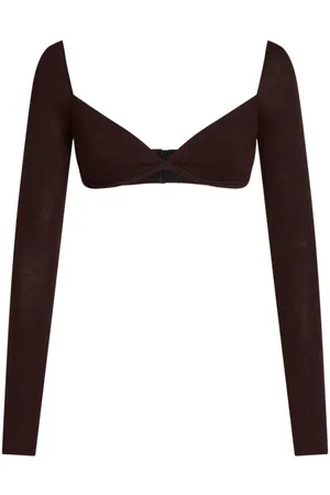 Etro Wool knitted crop top