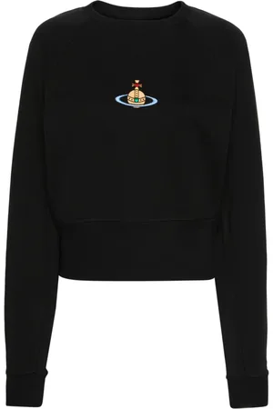 Vivienne Westwood Orb-logo-embroidery cotton sweatshirt
